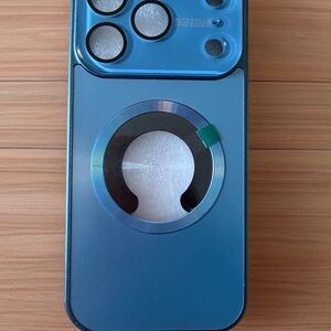 Blue Phone Case with Camera Protector IPhone 17 pro